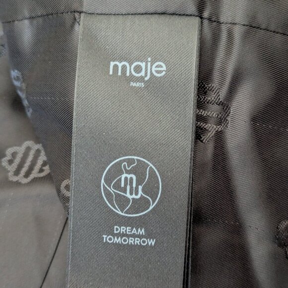 Maje Vakino Short straight-fit jacket - Picture 14 of 16